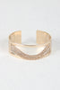 Metal Cut Out Chain Cuff