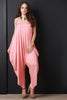 Loose Draped Jersey Tube Jumpsuit