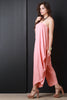 Loose Draped Jersey Tube Jumpsuit