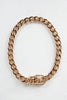 Chain Buckle Closure Choker Necklace Set